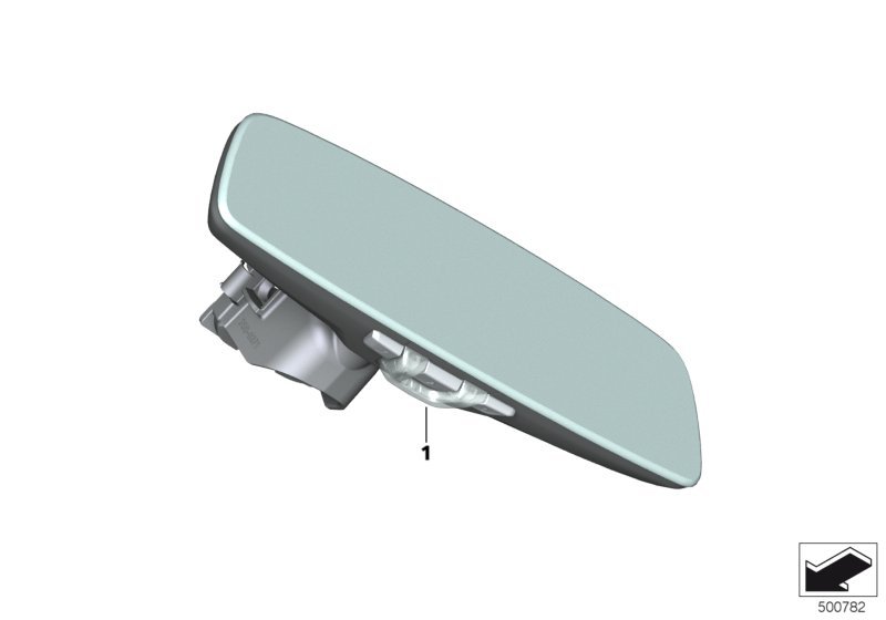 Rétroviseur central anti-éblouissement