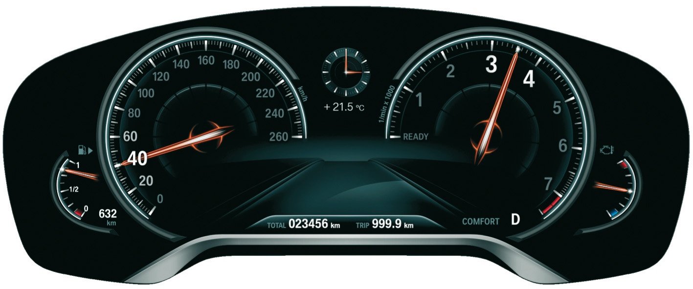 Combiné d'instruments Black Panel 12,3 - SP2018