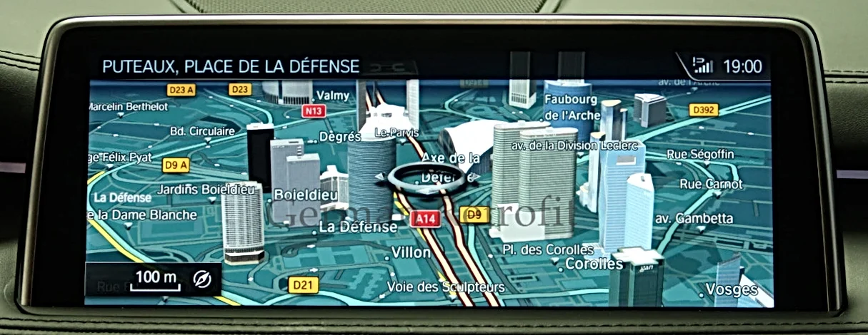 BMW iDrive 4 génération Navigation 3D