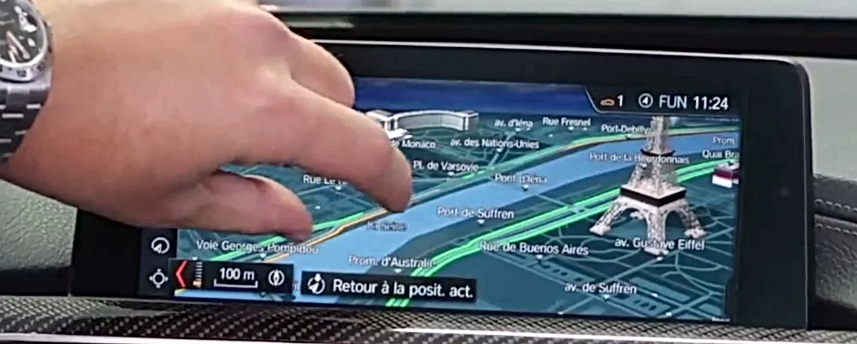Carte tactile BMW iDrive 4