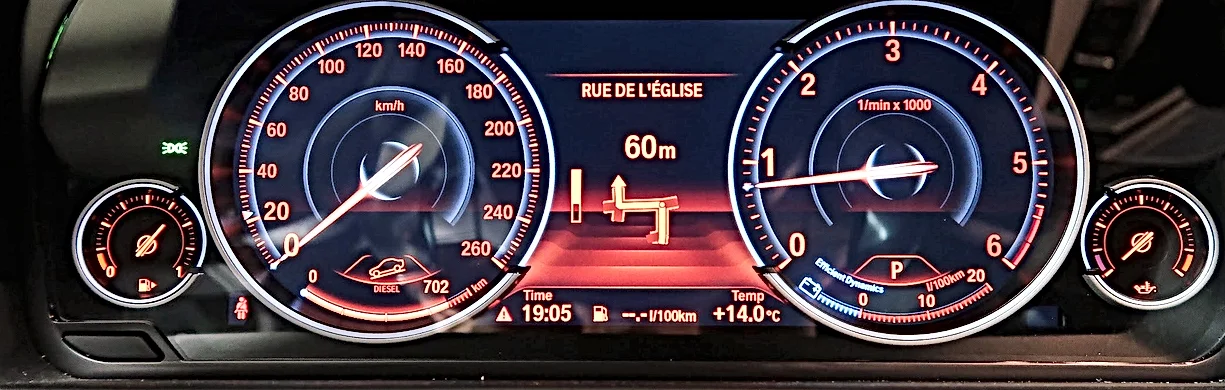 Mode sport BMW