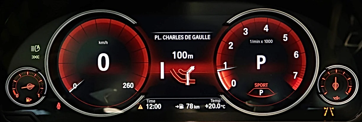 Mode sport plus BMW