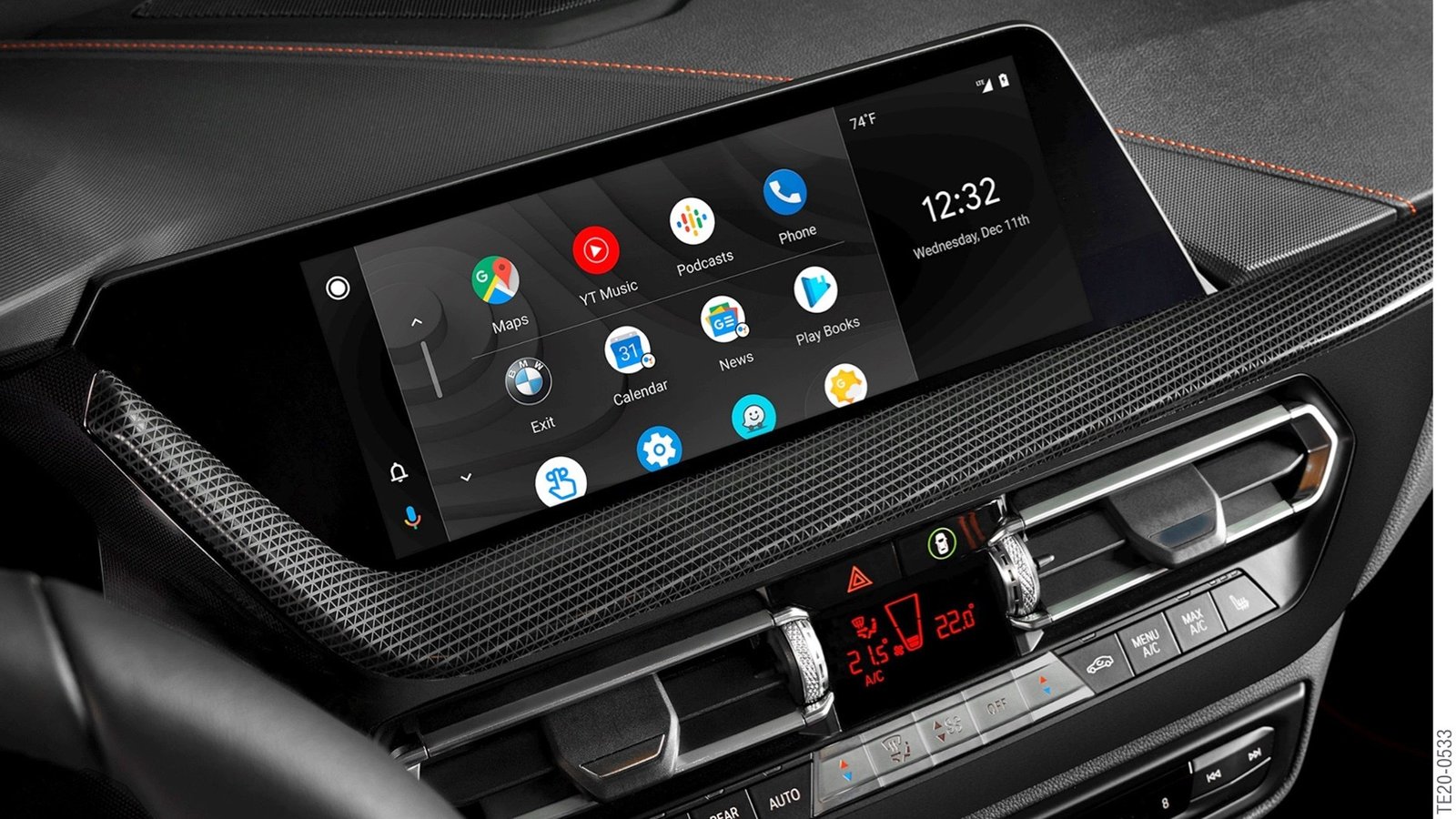 Android Auto dans un véhicule BMW