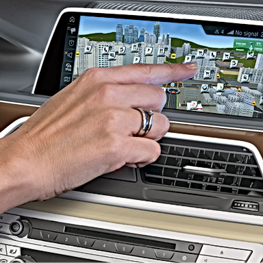 Ecran tactile CarPlay