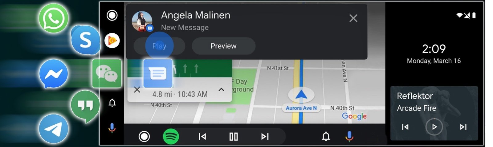 Navigation Android Auto