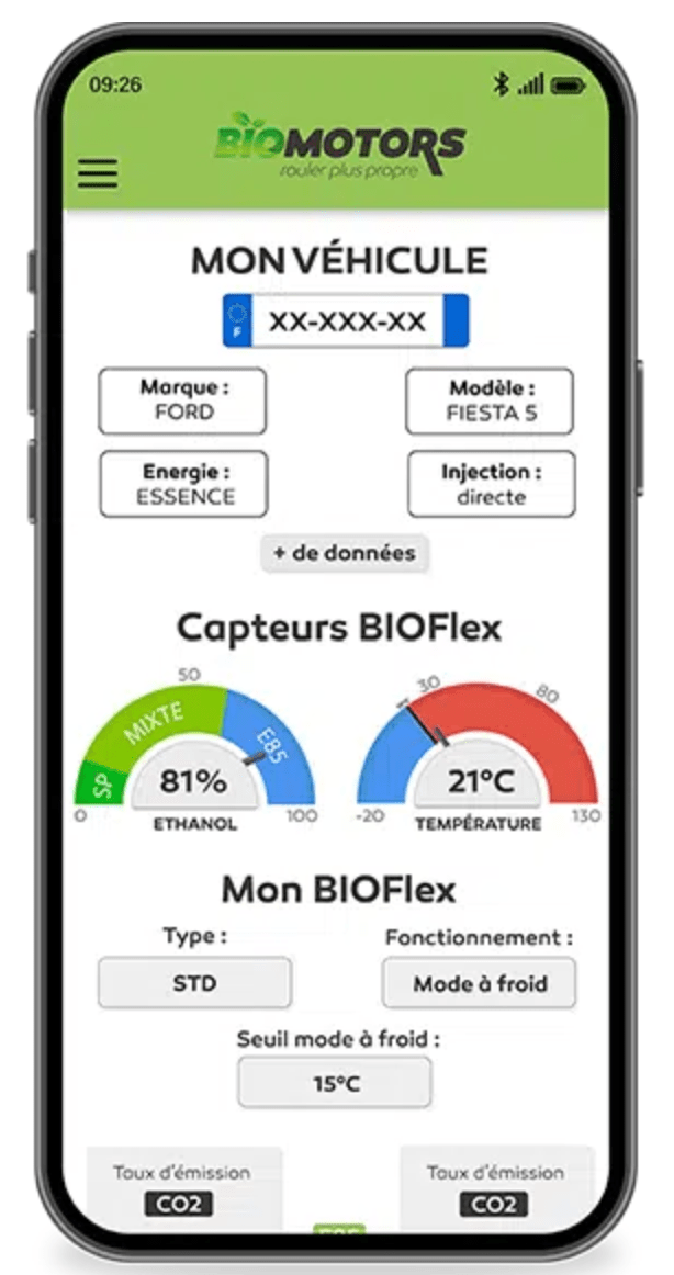 Application connectée