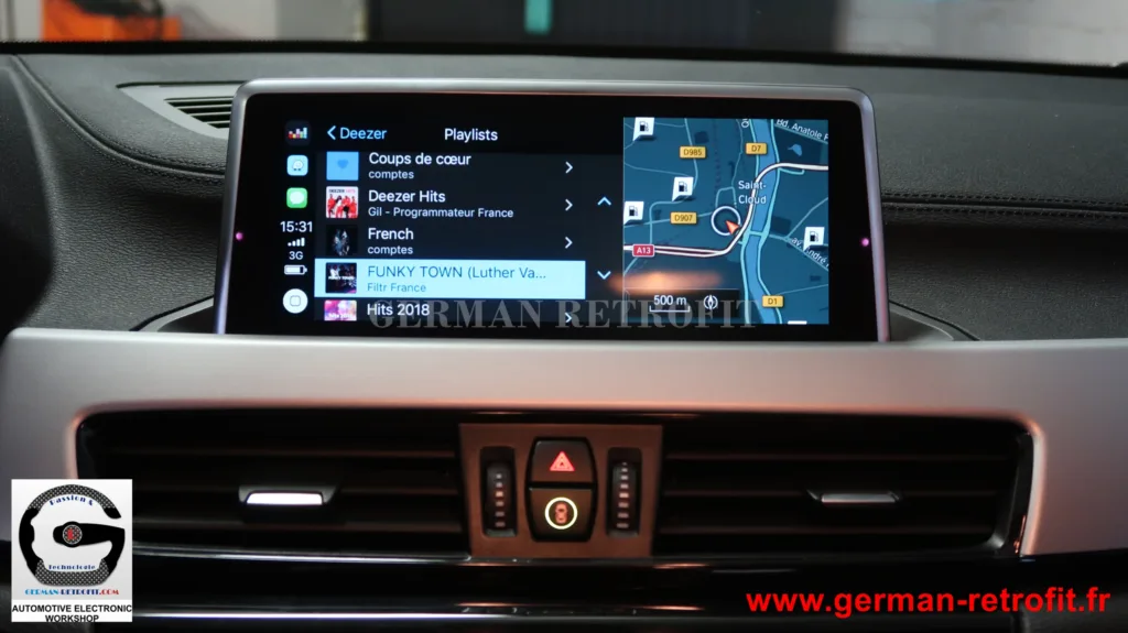 Nouveau BMW X2 F39 : Post-équipement du système iDrive Professional BMW de dernière génération