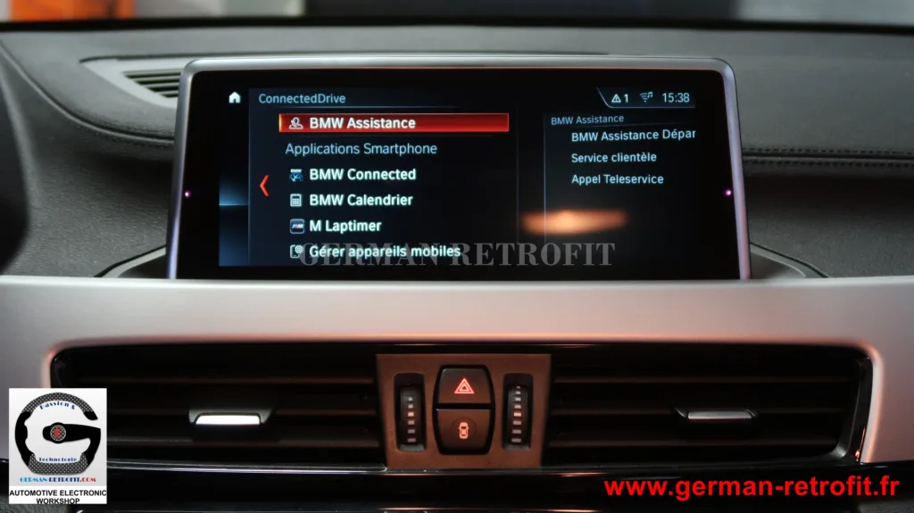 Nouveau BMW X2 F39 : Post-équipement du système iDrive Professional BMW de dernière génération