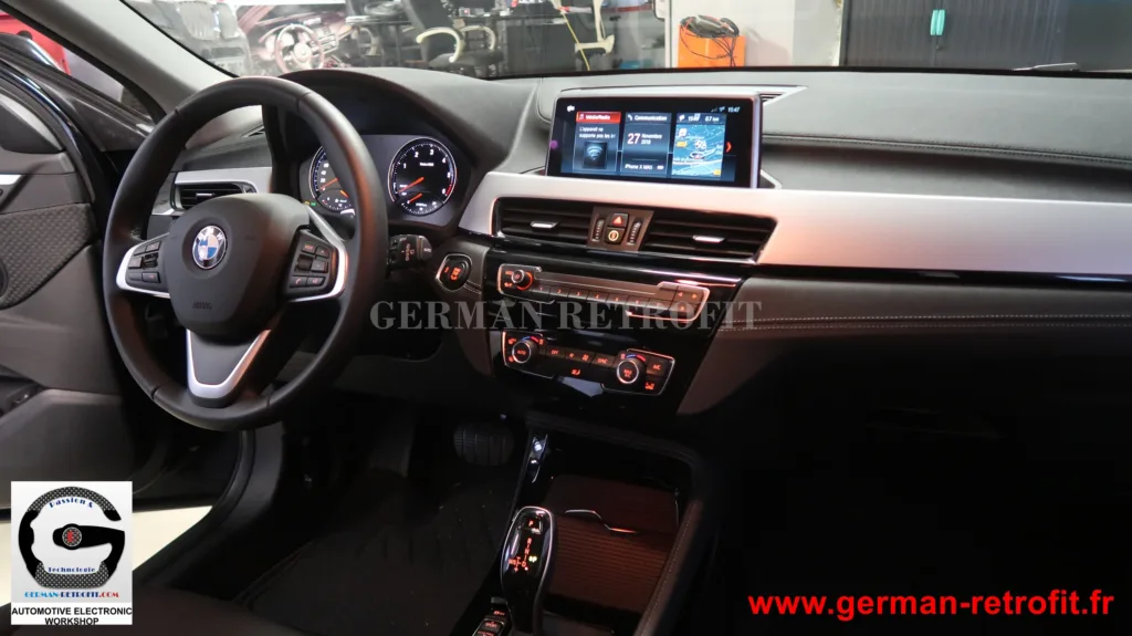 Nouveau BMW X2 F39 : Post-équipement du système iDrive Professional BMW de dernière génération