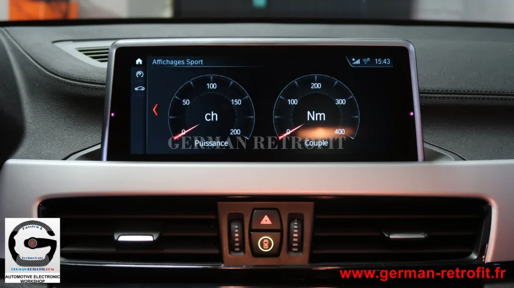 Nouveau BMW X2 F39 : Post-équipement du système iDrive Professional BMW de dernière génération