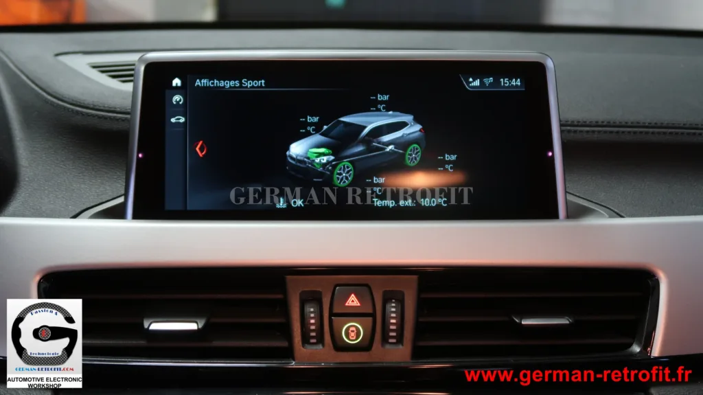 Nouveau BMW X2 F39 : Post-équipement du système iDrive Professional BMW de dernière génération