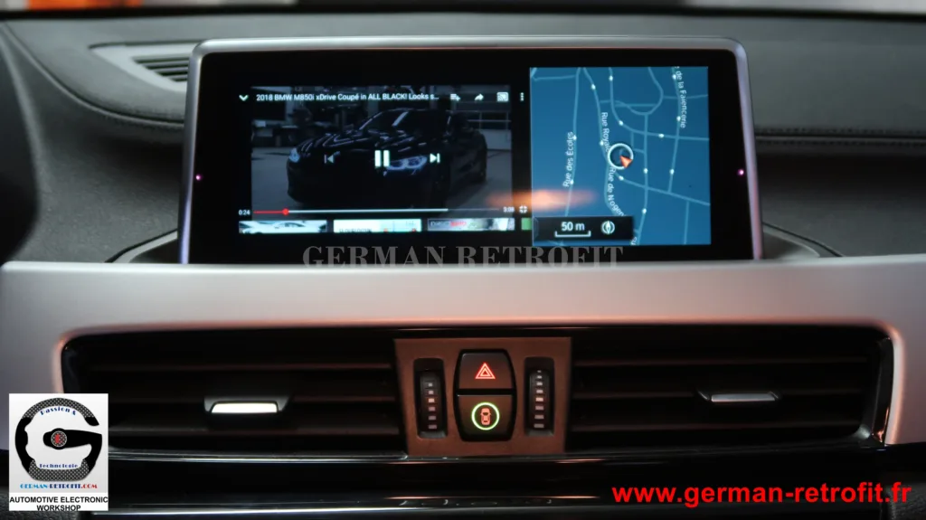 Nouveau BMW X2 F39 : Post-équipement du système iDrive Professional BMW de dernière génération