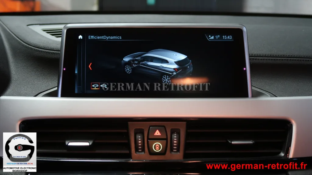 Nouveau BMW X2 F39 : Post-équipement du système iDrive Professional BMW de dernière génération