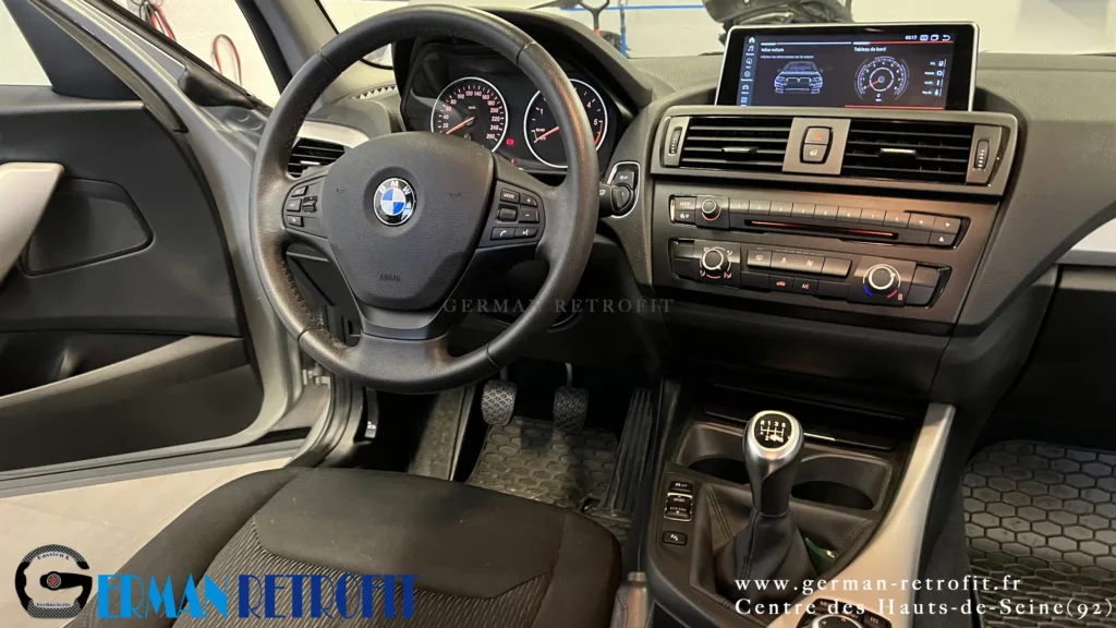 Système ANDROID Desk High – GERMAN RETROFIT, en déploiement sur la BMW Série 1 F20 de 2014