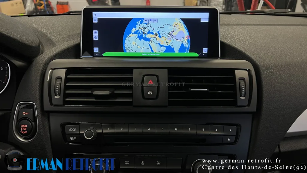 Système ANDROID Desk High – GERMAN RETROFIT, en déploiement sur la BMW Série 1 F20 de 2014