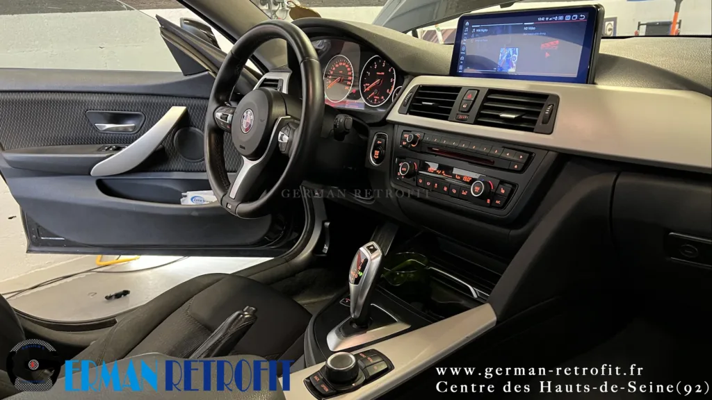Système ANDROID Desk High – GERMAN RETROFIT, en déploiement sur la BMW Série 4 F36 420d de 2016