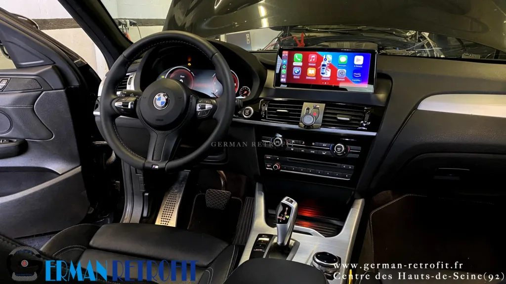 Système ANDROID Desk High – GERMAN RETROFIT, en déploiement sur la BMW X4 F26 20dX B47 de 2014