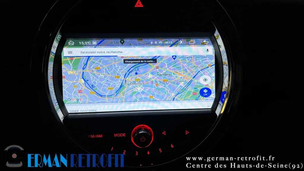 Système ANDROID Desk High – GERMAN RETROFIT, en déploiement sur la MINI Cooper F56 de 2016