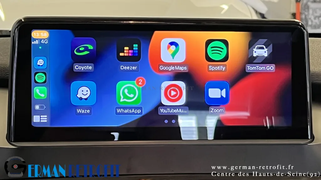 Système ANDROID Desk High – GERMAN RETROFIT, en déploiement sur la BMW X3 E25 35dX de 2012