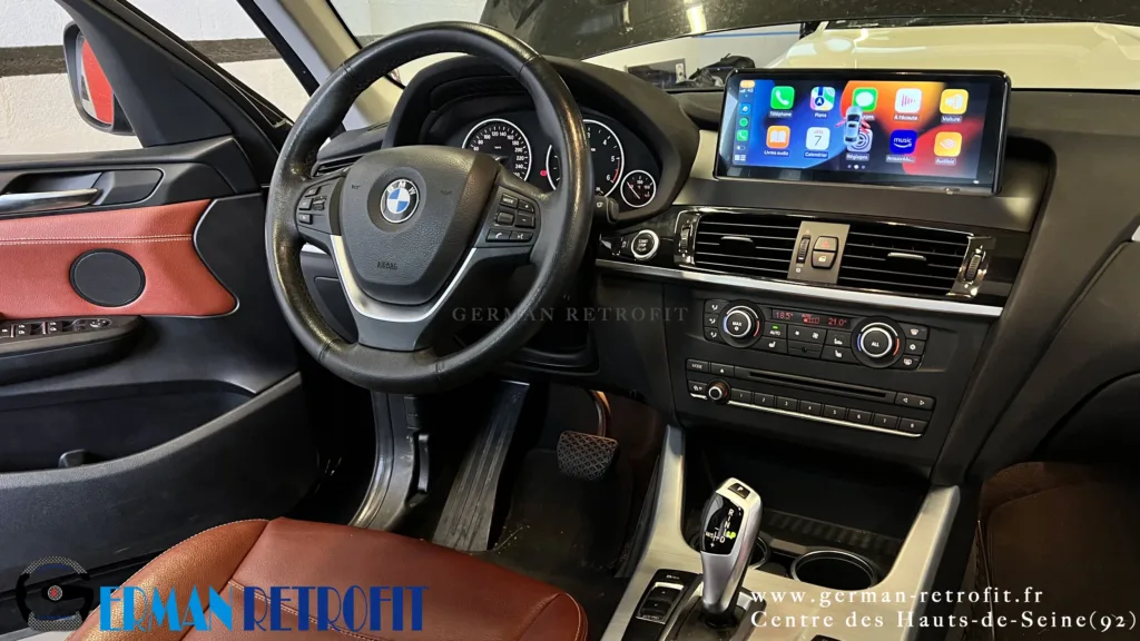 Système ANDROID Desk High – GERMAN RETROFIT, en déploiement sur la BMW X3 E25 35dX de 2012