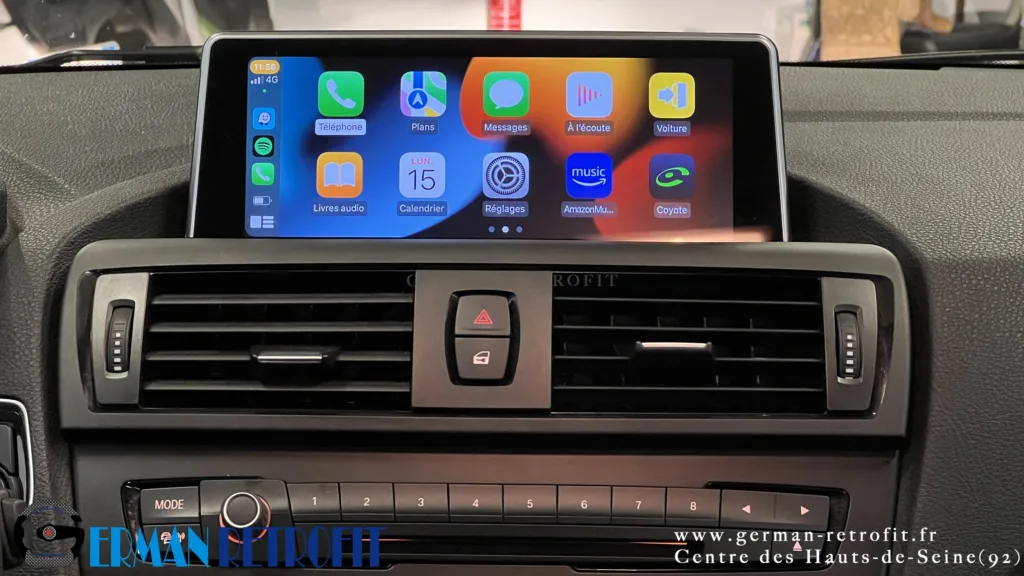 Système ANDROID Desk High – GERMAN RETROFIT, en déploiement sur la BMW Série 1 F20 de 2014