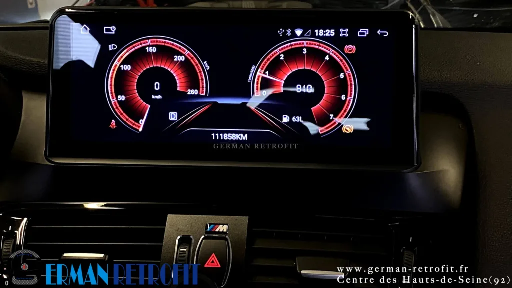 Système ANDROID Desk High – GERMAN RETROFIT, en déploiement sur la BMW X4 F26 20dX B47 de 2014