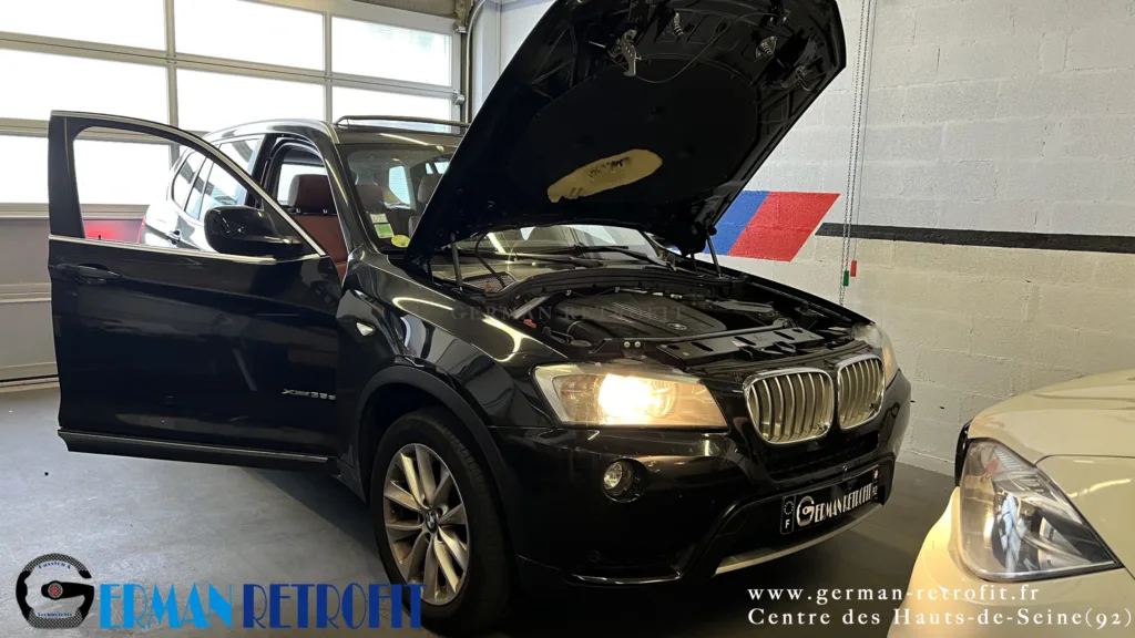 Système ANDROID Desk High – GERMAN RETROFIT, en déploiement sur la BMW X3 E25 35dX de 2012