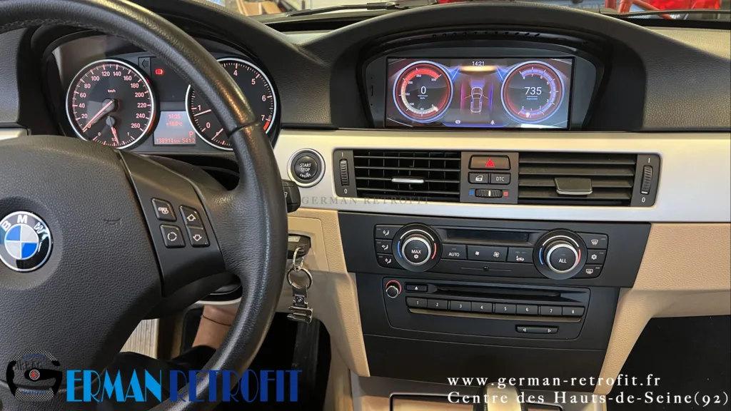 Système ANDROID Desk High – GERMAN RETROFIT, en déploiement sur la BMW Série 3 E90 LCI de 2009