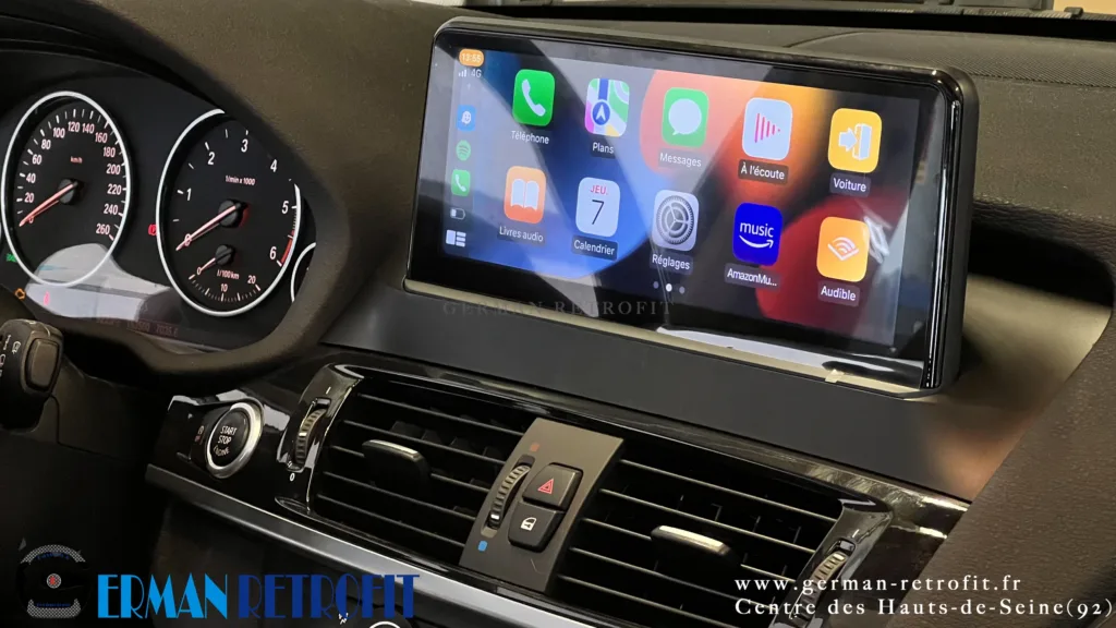 Système ANDROID Desk High – GERMAN RETROFIT, en déploiement sur la BMW X3 E25 35dX de 2012