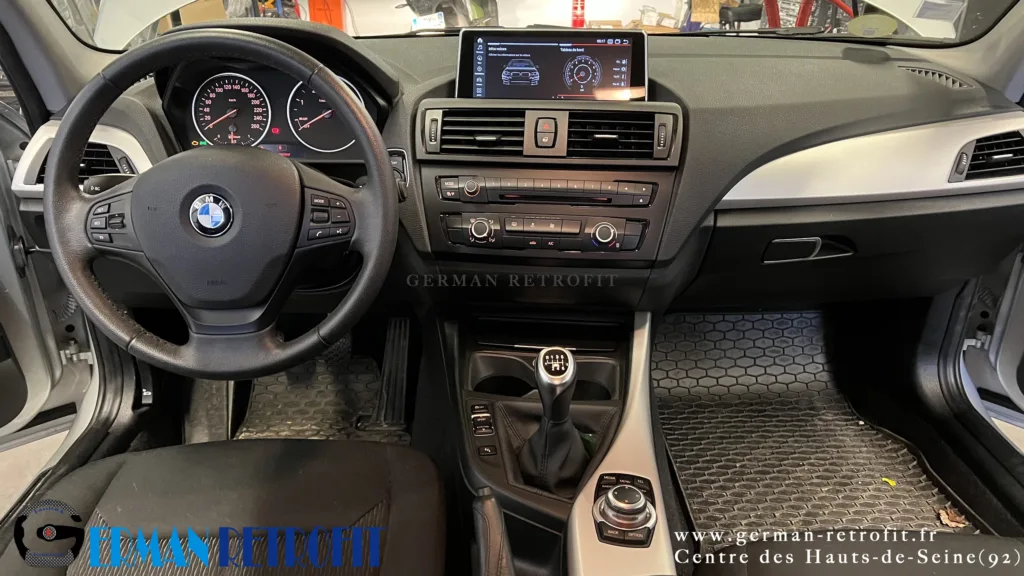 Système ANDROID Desk High – GERMAN RETROFIT, en déploiement sur la BMW Série 1 F20 de 2014