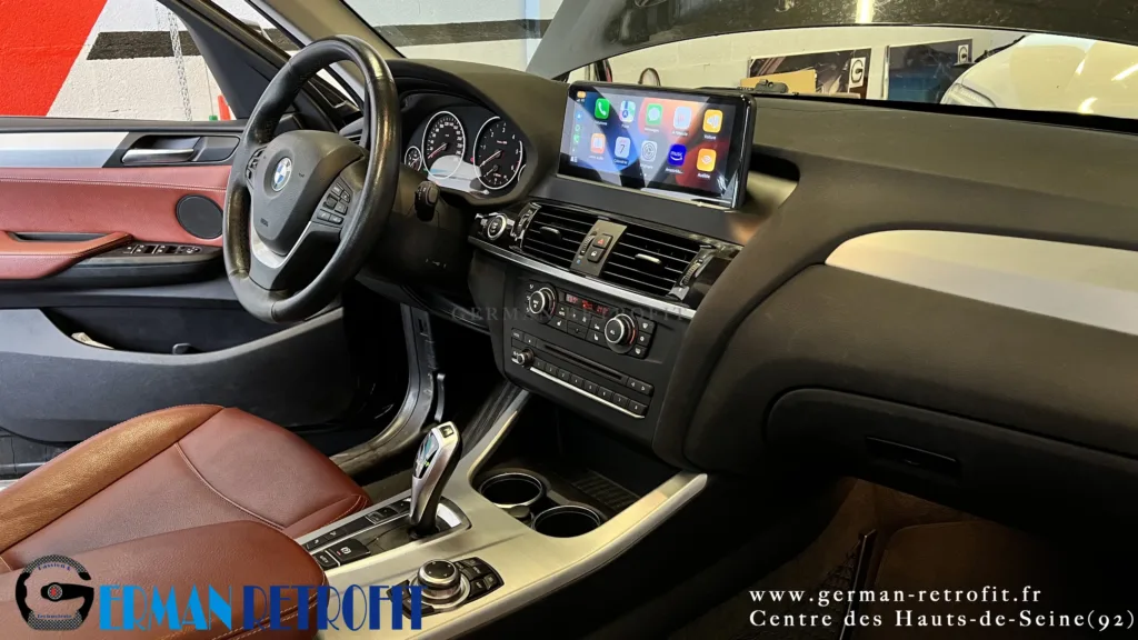 Système ANDROID Desk High – GERMAN RETROFIT, en déploiement sur la BMW X3 E25 35dX de 2012