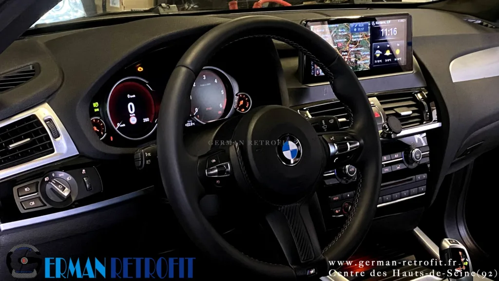 Système ANDROID Desk High – GERMAN RETROFIT, en déploiement sur la BMW X4 F26 20dX B47 de 2014