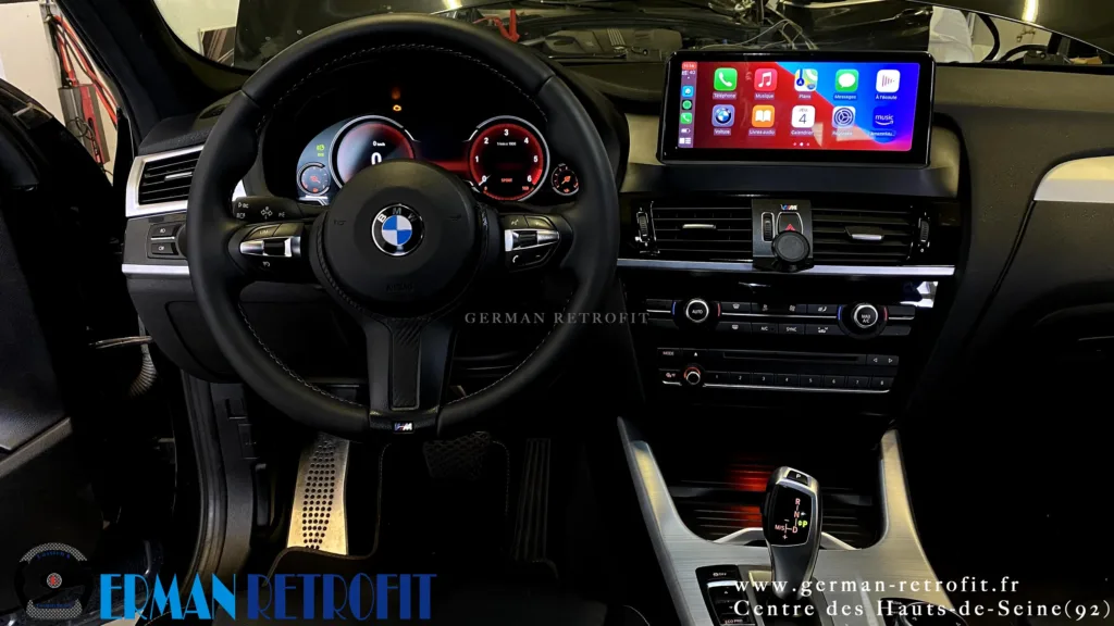 Système ANDROID Desk High – GERMAN RETROFIT, en déploiement sur la BMW X4 F26 20dX B47 de 2014