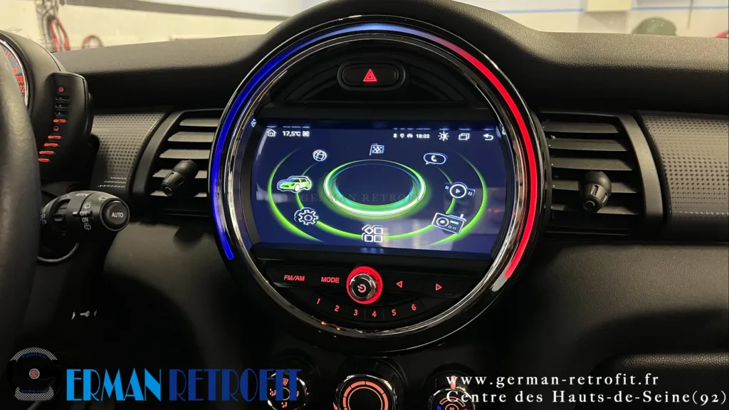 Système ANDROID Desk High – GERMAN RETROFIT, en déploiement sur la MINI Cooper F56 de 2016