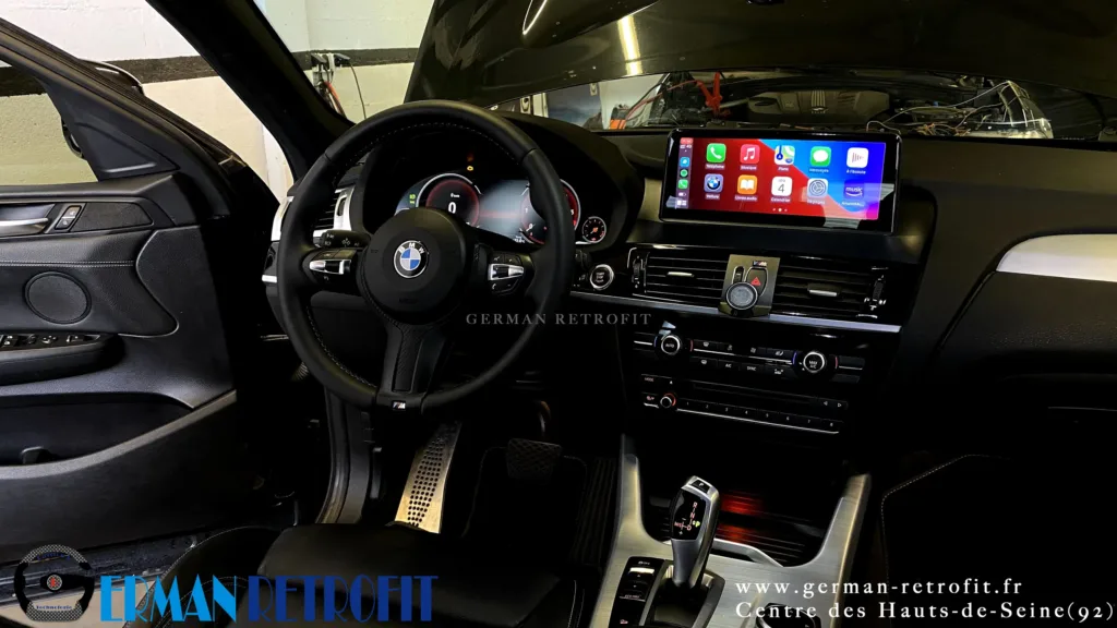 Système ANDROID Desk High – GERMAN RETROFIT, en déploiement sur la BMW X4 F26 20dX B47 de 2014