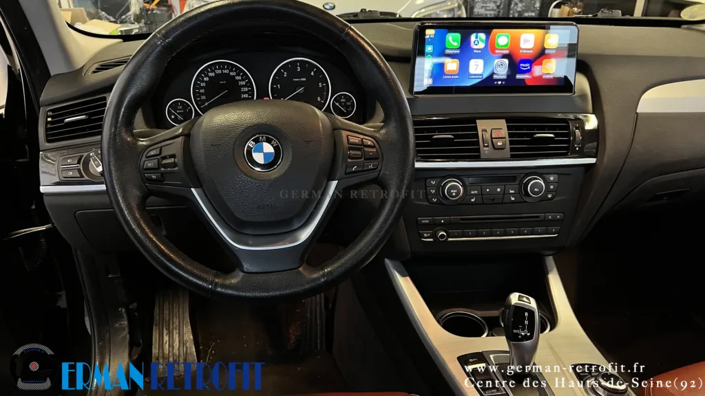 Système ANDROID Desk High – GERMAN RETROFIT, en déploiement sur la BMW X3 E25 35dX de 2012