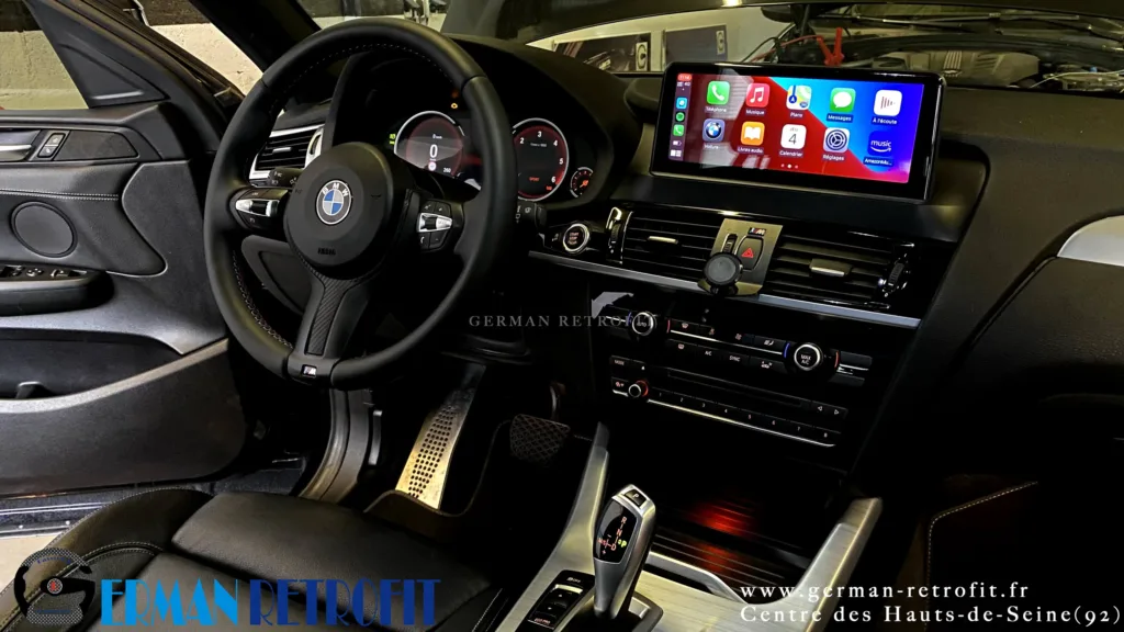Système ANDROID Desk High – GERMAN RETROFIT, en déploiement sur la BMW X4 F26 20dX B47 de 2014