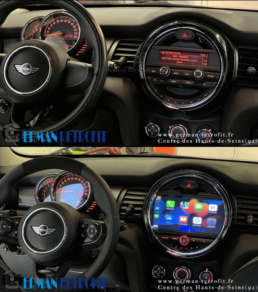 Système ANDROID Desk High – GERMAN RETROFIT, en déploiement sur la MINI Cooper F56 de 2016