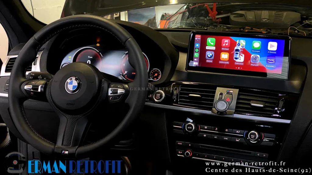 Système ANDROID Desk High – GERMAN RETROFIT, en déploiement sur la BMW X4 F26 20dX B47 de 2014