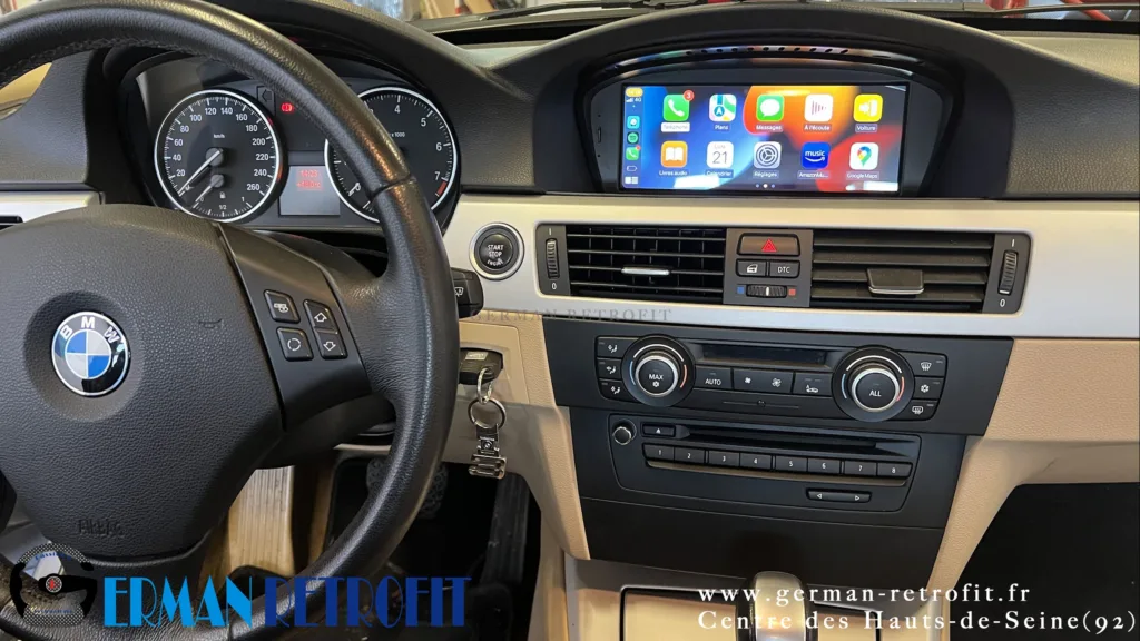 Système ANDROID Desk High – GERMAN RETROFIT, en déploiement sur la BMW Série 3 E90 LCI de 2009