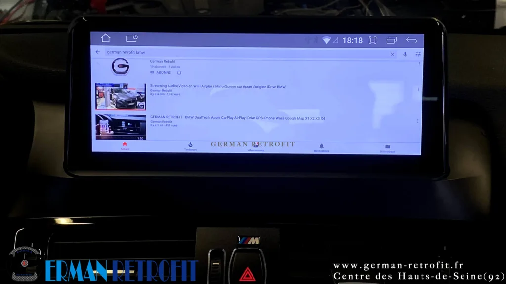 Système ANDROID Desk High – GERMAN RETROFIT, en déploiement sur la BMW X4 F26 20dX B47 de 2014