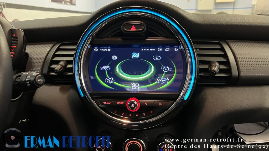 Système ANDROID Desk High – GERMAN RETROFIT, en déploiement sur la MINI Cooper F56 de 2016