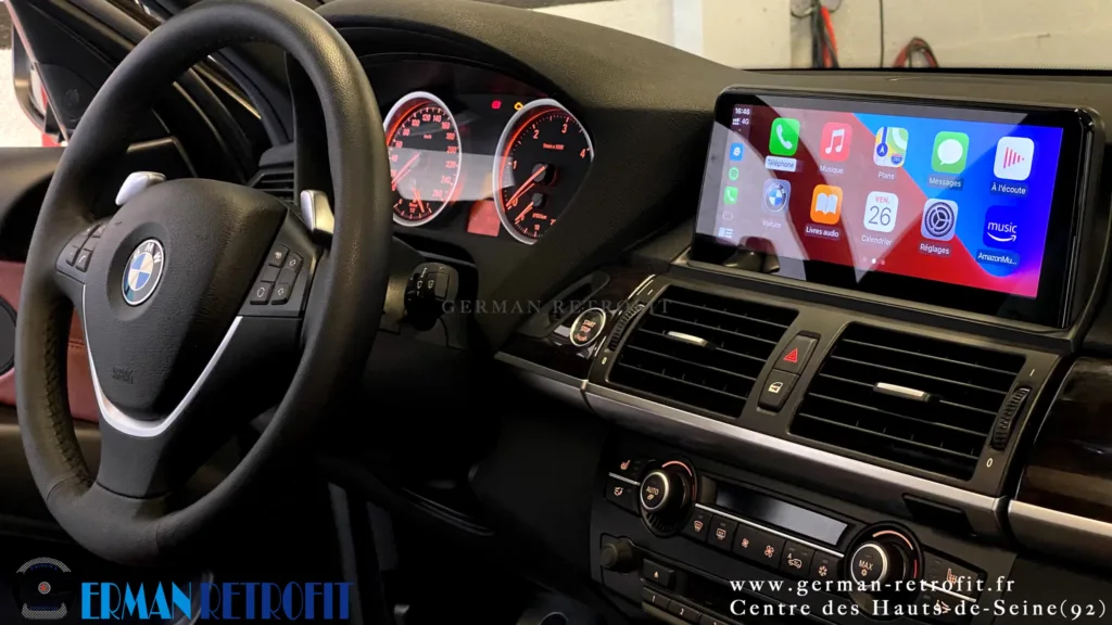Système ANDROID Desk High – GERMAN RETROFIT, en déploiement sur la BMW X6 E71 35dX de 2009