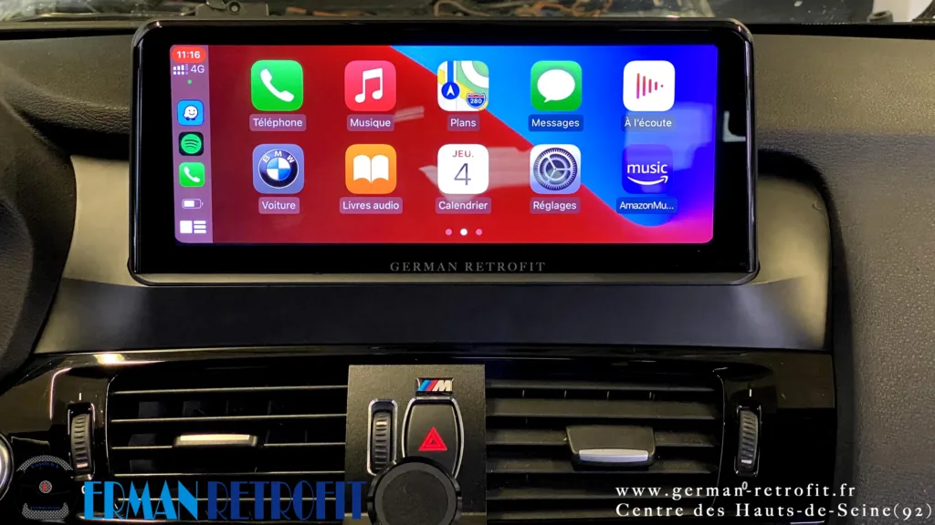 Système ANDROID Desk High – GERMAN RETROFIT, en déploiement sur la BMW X4 F26 20dX B47 de 2014